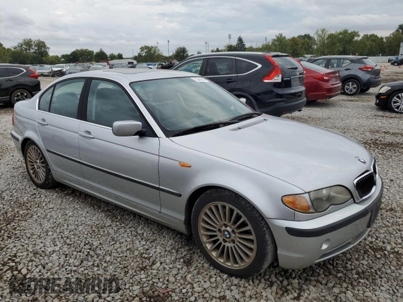 2002 BMW 3 Series 330i with VIN WBAEV53462KM22605, listed as a Copart auction lot 72362534 with 108,590 mi miles and Salvage Title. Bid and sale history available at carsss.com. Image 4.