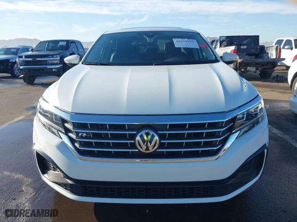 2020 Volkswagen Passat 2.0T R-Line with VIN 1VWMA7A33LC023840, listed as a IAAI auction lot 41672913 with 53,601 mi miles. Bid and sale history available at carsss.com. Image 13.