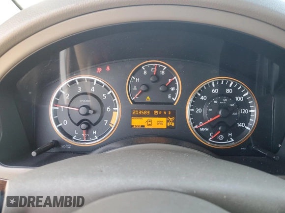 2011 Nissan Armada Platinum z VIN 5N1AA0NC7BN613402, wystawiony jako Copart lot #53395735 z przebiegiem 203 583 mil mil oraz Szkoda całkowita • Salvage title. Historia ofert i sprzedaży dostępna na DreamBid. Obrazek 9.