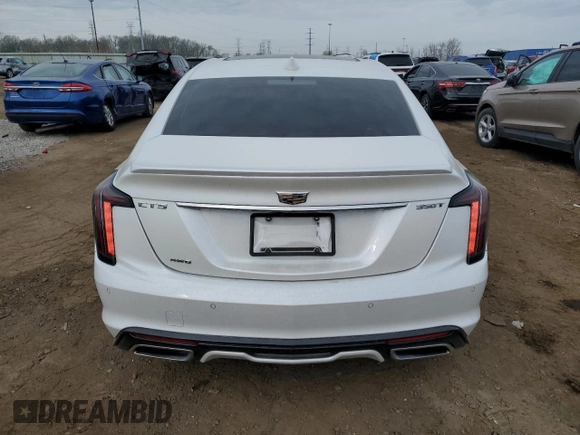 2020 Cadillac CT5 Sport with VIN 1G6DU5RK0L0122369, listed as a Copart auction lot 54588485 with 18,546 mi miles and Salvage title. Bid and sale history available at DreamBid. Image 6.