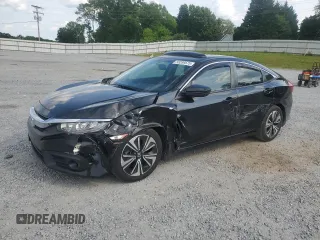 2018 Honda Civic EX-L z VIN JHMFC1F73JX037093, wystawiony jako Copart lot #55289575 z przebiegiem 70 318 mil mil oraz Szkoda całkowita • Salvage title. Historia ofert i sprzedaży dostępna na DreamBid. Obrazek 1.