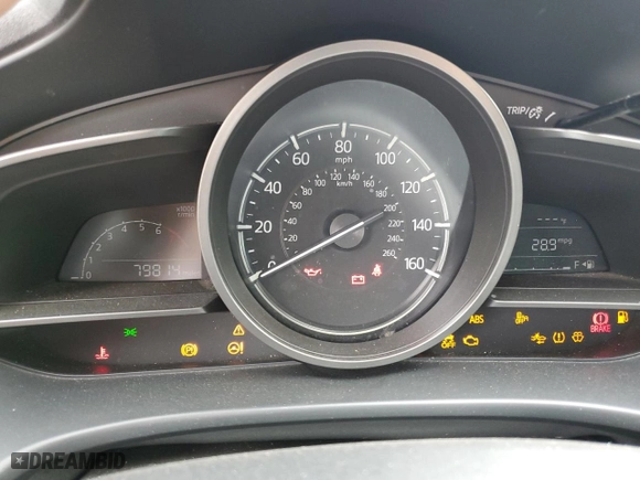 2018 Mazda Mazda3 4-Door Touring with VIN 3MZBN1V39JM187110, listed as a Copart auction lot 49489365 with 79,814 mi miles and Salvage Title. Bid and sale history available at carsss.com. Image 9.
