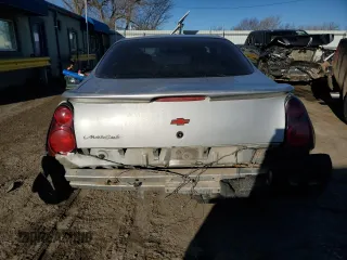 2002 Chevrolet Monte Carlo LS with VIN 2G1WW12E529100572, listed as a Copart auction lot 45716535 with 286,357 mi miles and Salvage Title. Bid and sale history available at carsss.com. Image 6.