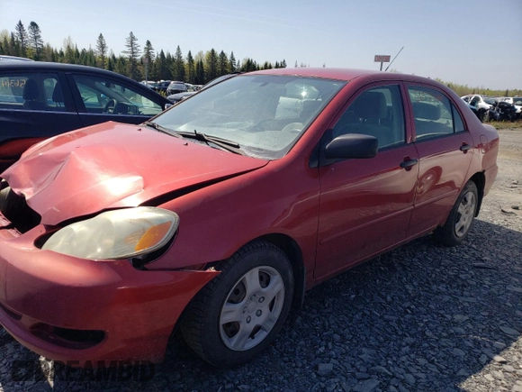 2006 Toyota Corolla CE with VIN 2T1BR32E26C710718, listed as a Copart auction lot 56579285 with 261,054 mi miles and Salvage title. Bid and sale history available at DreamBid. Image 1.