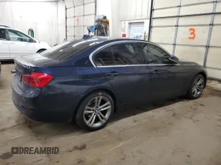 2017 BMW 3 Series 330i xDrive with VIN WBA8D9G54HNU60657, listed as a Copart auction lot 47640355 with 107,187 mi miles and Salvage Title. Bid and sale history available at carsss.com. Image 3.