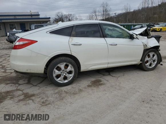 2012 Honda Crosstour EX-L with VIN 5J6TF2H5XCL001080, listed as a Copart auction lot 47047035 with Not Provided miles and Salvage Title. Bid and sale history available at carsss.com. Image 3.