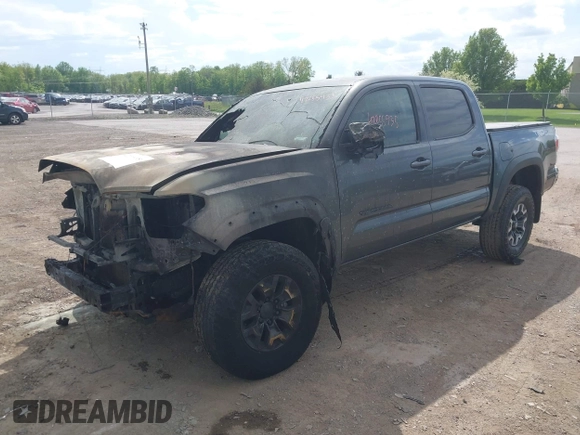 2023 Toyota Tacoma SR with VIN 3TMCZ5AN0PM636306, listed as a IAAI auction lot 42255935 with 14,131 mi miles and . Bid and sale history available at DreamBid. Image 2.