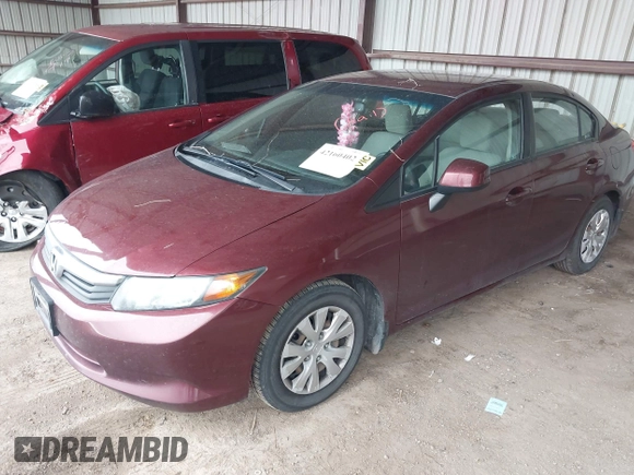 2012 Honda Civic LX z VIN 2HGFB2F50CH596442, wystawiony jako IAAI lot #42160402 z przebiegiem 130 152 mil mil oraz . Historia ofert i sprzedaży dostępna na DreamBid. Obrazek 17.