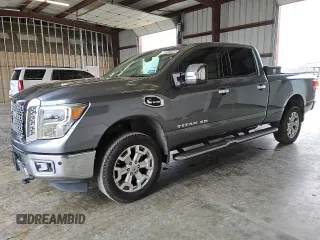 2016 Nissan Titan XD Platinum Reserve with VIN 1N6BA1F22GN508680, listed as a Copart auction lot 42742495 with 0 mi miles and Clean Title. Bid and sale history available at carsss.com. Image 1.