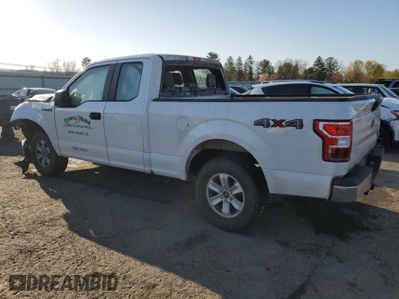 2018 Ford F-150 XL with VIN 1FTEX1EB3JFD18291, listed as a Copart auction lot 53723435 with 0 mi miles and Salvage Title. Bid and sale history available at carsss.com. Image 2.