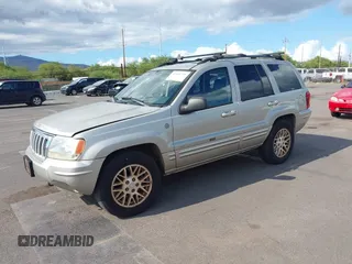 2004 Jeep Grand Cherokee Limited with VIN 1J4GW58N54C299669, listed as a IAAI auction lot 42369745 with 90,240 mi miles and . Bid and sale history available at DreamBid. Image 2.