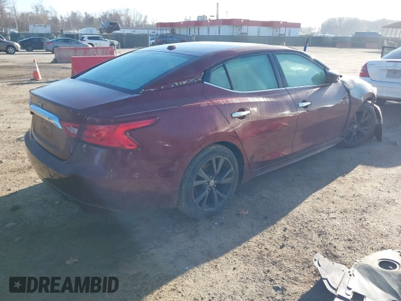 2017 Nissan Maxima Platinum with VIN 1N4AA6AP0HC436413, listed as a IAAI auction lot 41760711 with 43,926 mi miles and . Bid and sale history available at DreamBid. Image 4.