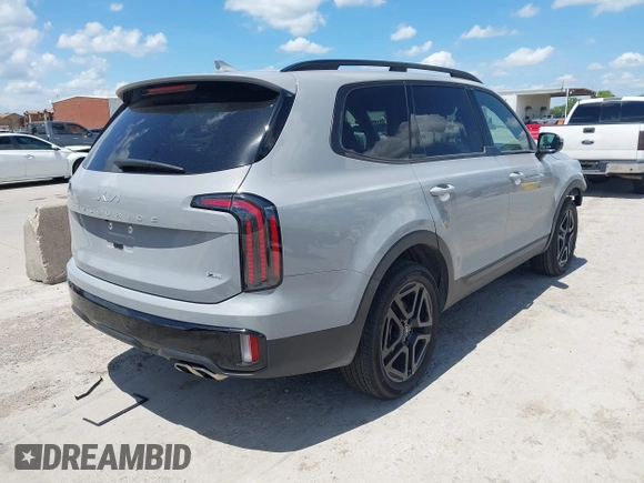 2024 Kia Telluride SX Prestige X-Pro with VIN 5XYP5DGC1RG467748, listed as a IAAI auction lot 42613478 with 21,129 mi miles and . Bid and sale history available at DreamBid. Image 4.