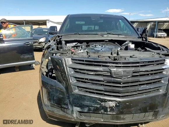 2015 Cadillac Escalade Platinum with VIN 1GYS4PKJ7FR686175, listed as a Copart auction lot 67826284 with 0 mi miles and Salvage Title. Bid and sale history available at carsss.com. Image 12.