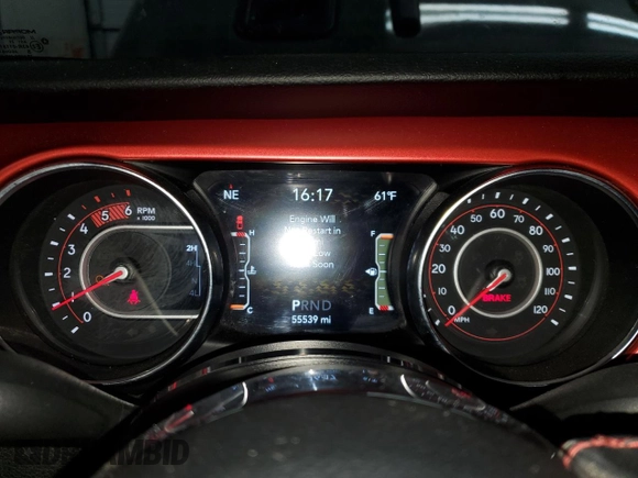 2021 Jeep Gladiator Rubicon с VIN 1C6JJTBM5ML541530, выставлен на аукционе Copart как лот 82661554 с пробегом 55 539 миль миль и Списание • Salvage title. История ставок и продаж доступна на DreamBid. Изображение 9.