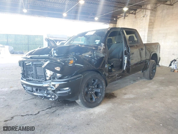 2025 Ram 1500 Big Horn with VIN 1C6SRFFP4SN538526, listed as a IAAI auction lot 41555162 with 7,032 mi miles. Bid and sale history available at carsss.com. Image 18.