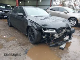 2014 Audi S7 Prestige with VIN WAUW2AFCXEN105101, listed as a IAAI auction lot 41562793 with 1 mi miles. Bid and sale history available at carsss.com. Image 1.