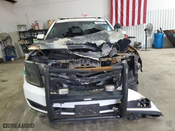 2017 Chevrolet Tahoe Commercial with VIN 1GNLCDECXHR150484, listed as a Copart auction lot 43262125 with 0 mi miles and Salvage Title. Bid and sale history available at carsss.com. Image 5.