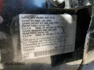 2024 Audi Q7 Premium Plus with VIN WA1LCBF7XRD005937, listed as a Copart auction lot 46051205 with 24,757 mi miles and Non Repairable. Bid and sale history available at carsss.com. Image 13.