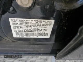 2008 Honda Pilot EX-L z VIN 5FNYF18798B009074, wystawiony jako Copart lot #54375305 z przebiegiem 149 602 mil mil oraz Szkoda całkowita • Salvage title. Historia ofert i sprzedaży dostępna na DreamBid. Obrazek 13.