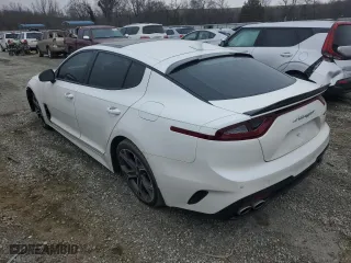 2020 Kia Stinger GT1 with VIN KNAE45LC3L6084620, listed as a Copart auction lot 45933885 with 77,707 mi miles and Salvage Title. Bid and sale history available at carsss.com. Image 2.