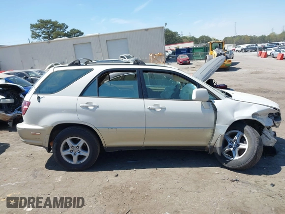 1999 Lexus RX 300 Luxury SUV with VIN JT6GF10UXX0025365, listed as a IAAI auction lot 41914688 with 276,804 mi miles. Bid and sale history available at carsss.com. Image 13.