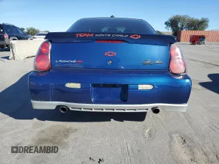 2003 Chevrolet Monte Carlo SS with VIN 2G1WX12KX39356551, listed as a Copart auction lot 82889714 with 184,034 mi miles and Non Repairable. Bid and sale history available at carsss.com. Image 6.