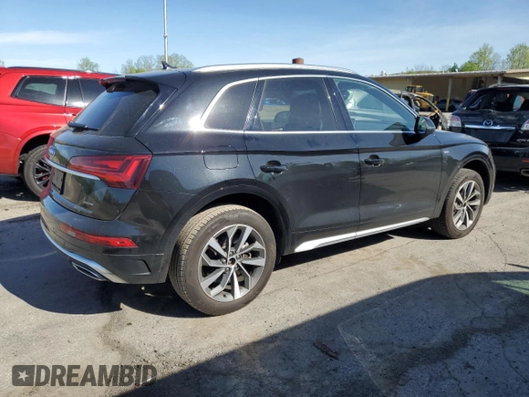 2023 Audi Q5 S line Premium z VIN WA1GAAFY7P2128954, wystawiony jako Copart lot #54409995 z przebiegiem 25 489 mil mil oraz Szkoda całkowita • Salvage title. Historia ofert i sprzedaży dostępna na DreamBid. Obrazek 3.