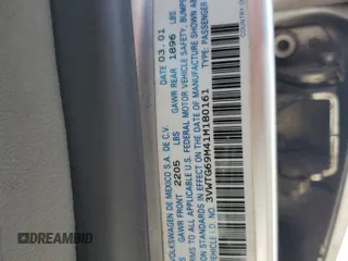 2001 Volkswagen Jetta с VIN 3VWTG69M41M180161, выставлен на аукционе Copart как лот 68853994 с пробегом Не указан миль и Списание • Salvage title. История ставок и продаж доступна на DreamBid. Изображение 12.