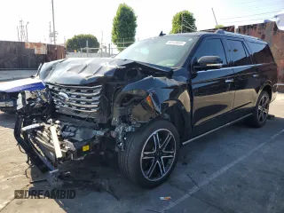 2021 Ford Expedition Max Limited with VIN 1FMJK2AT5MEA63053, listed as a Copart auction lot 60145835 with 39,783 mi miles and Salvage title. Bid and sale history available at DreamBid. Image 1.