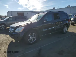 2007 Mercedes-Benz GL-Class with VIN 4JGBF71EX7A207568, listed as a Copart auction lot 87555145 with 182,270 mi miles and Salvage Title. Bid and sale history available at carsss.com. Image 1.