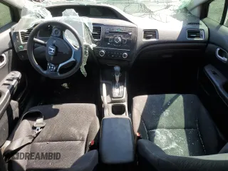 2013 Honda Civic LX with VIN 2HGFB2F50DH595485, listed as a Copart auction lot 52156955 with Not Provided miles and Salvage Title. Bid and sale history available at DreamBid. Image 8.