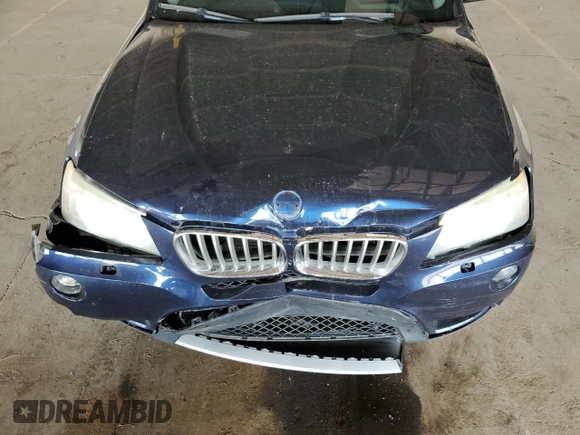 2014 BMW X3 xDrive35i with VIN 5UXWX7C5XE0E81308, listed as a Copart auction lot 52182575 with 110,137 mi miles and Salvage Title. Bid and sale history available at DreamBid. Image 11.