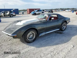 1969 Chevrolet Corvette z VIN 194379S732720, wystawiony jako Copart lot #78901174 z przebiegiem 84 835 mil mil oraz Nie do naprawy • Non repairable. Historia ofert i sprzedaży dostępna na DreamBid. Obrazek 1.