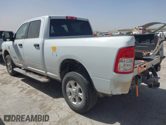 2023 Ram 2500 Big Horn with VIN 3C6UR5DL0PG544133, listed as a IAAI auction lot 41683879 with 57,265 mi miles and . Bid and sale history available at DreamBid. Image 3.