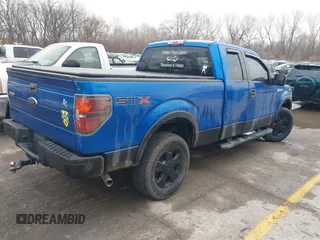 2010 Ford F-150 XL with VIN 1FTEX1EW6AFA32177, listed as a IAAI auction lot 41524783 with 186,145 mi miles. Bid and sale history available at carsss.com. Image 4.