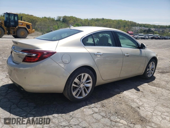 2014 Buick Regal Premium II with VIN 2G4GS5GX6E9263157, listed as a Copart auction lot 54825775 with 103,403 mi miles and Salvage title. Bid and sale history available at DreamBid. Image 3.
