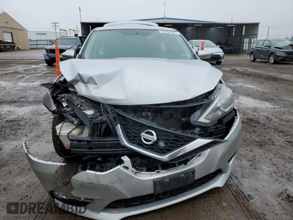 2017 Nissan Sentra S with VIN 3N1AB7AP8HY338639, listed as a Copart auction lot 53784335 with 121,369 mi miles and Salvage Title. Bid and sale history available at DreamBid. Image 5.