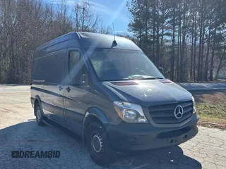 2018 Mercedes-Benz Sprinter Cargo Worker with VIN WD3PE7CD8JP637860, listed as a Copart auction lot 88929235 with 104,701 mi miles and Clean Title. Bid and sale history available at carsss.com. Image 1.