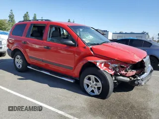 2006 Dodge Durango SXT with VIN 1D4HD38K86F174504, listed as a Copart auction lot 80253834 with 185,386 mi miles and Salvage title. Bid and sale history available at DreamBid. Image 4.