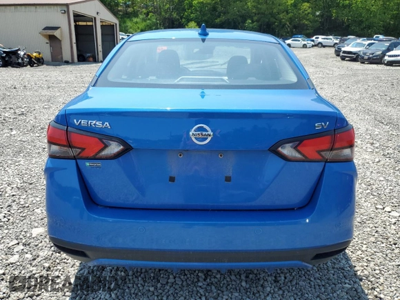 2021 Nissan Versa SV with VIN 3N1CN8EV5ML817624, listed as a Copart auction lot 58752455 with 94,240 mi miles and Salvage title. Bid and sale history available at DreamBid. Image 6.