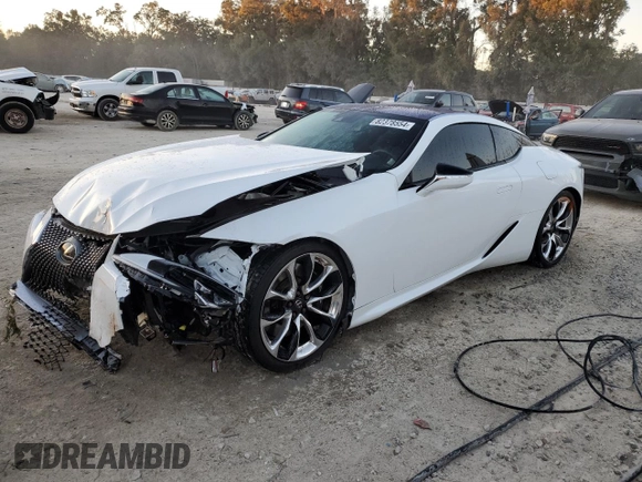 2019 Lexus LC 500h z VIN JTHHP5AY0KA007123, wystawiony jako Copart lot #82378554 z przebiegiem 20 443 mil mil oraz Szkoda całkowita • Salvage title. Historia ofert i sprzedaży dostępna na DreamBid. Obrazek 1.
