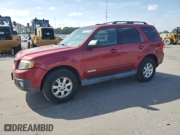 2008 Mazda Tribute Touring with VIN 4F2CZ96108KM14483, listed as a Copart auction lot 55091955 with 133,397 mi miles and Salvage Title. Bid and sale history available at DreamBid. Image 1.