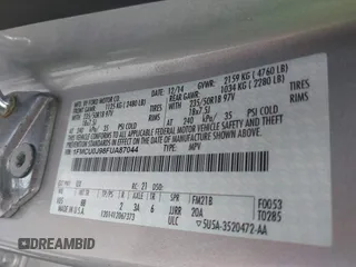 2015 Ford Escape Titanium with VIN 1FMCU0J98FUA87044, listed as a IAAI auction lot 41952096 with 257,437 mi miles. Bid and sale history available at carsss.com. Image 9.