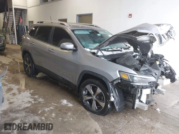 2019 Jeep Cherokee Limited with VIN 1C4PJLDB9KD402913, listed as a IAAI auction lot 40760506 with 106,393 mi miles and . Bid and sale history available at DreamBid. Image 1.