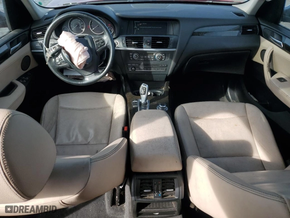 2013 BMW X3 xDrive28i with VIN 5UXWX9C56D0A31178, listed as a Copart auction lot 47236085 with 109,713 mi miles and Salvage Title. Bid and sale history available at carsss.com. Image 8.