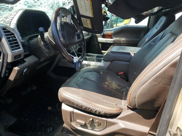 2017 Ford F-350 Platinum with VIN 1FT8W3BT8HEE00252, listed as a Copart auction lot 57881055 with Not provided miles and Non repairable. Bid and sale history available at DreamBid. Image 7.