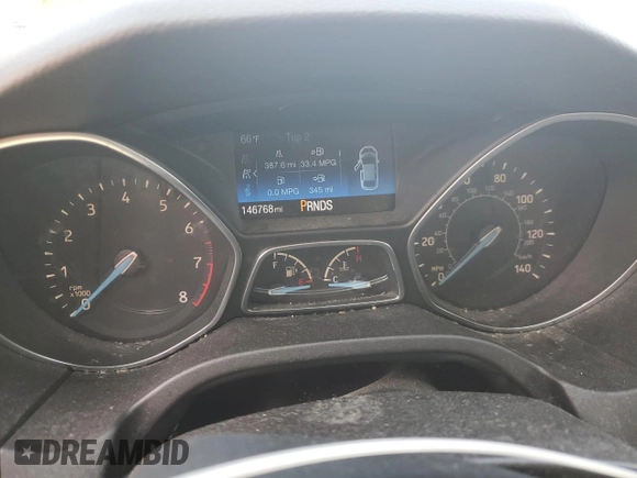 2017 Ford Focus Titanium with VIN 1FADP3N2XHL207729, listed as a Copart auction lot 59184855 with 146,768 mi miles and Salvage title. Bid and sale history available at DreamBid. Image 9.