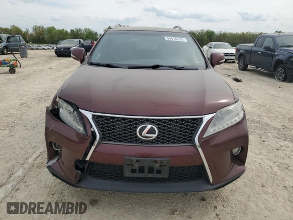 2014 Lexus RX 350 with VIN 2T2BK1BA4EC247495, listed as a Copart auction lot 54516225 with 214,056 mi miles and Salvage Title. Bid and sale history available at DreamBid. Image 5.