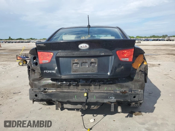2012 Kia Forte LX with VIN KNAFT4A26C5590007, listed as a Copart auction lot 76022474 with 154,575 mi miles and Salvage Title. Bid and sale history available at carsss.com. Image 6.
